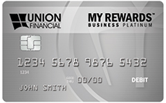 My Rewards&reg; Business Platinum Debit Card